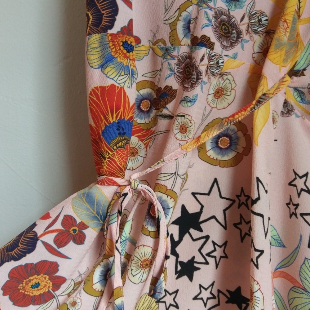 Topshop Midi Wrap Dress NWT